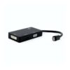 Adaptador 3 En 1 Mini Dp Displayport A Hdmi Vga Dvi Compatible Con Mac