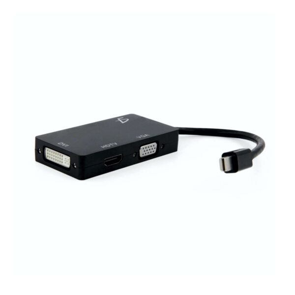 Adaptador 3 En 1 Mini Dp Displayport A Hdmi Vga Dvi Compatible Con Mac