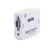 Mini Convertidor Adaptador De Señal VGA a HDMI 1080p Con Audio
