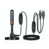 Antena de TV digital Base Magnética Con Amplificador USB negro