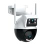 Camara De Seguridad Doble Lente 2+2mpx WIFI PTZ 360 grados Para Interiores y Exteriores