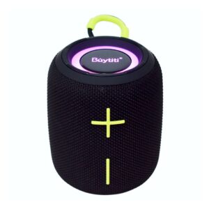 Bocina Bluetooth Portátil Antisalpicaduras Con Luz LED