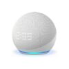 Amazon Echo Dot con Reloj 4a Generacion Blanca