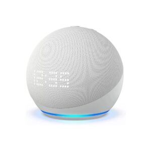 Amazon Echo Dot con Reloj 4a Generacion Blanca