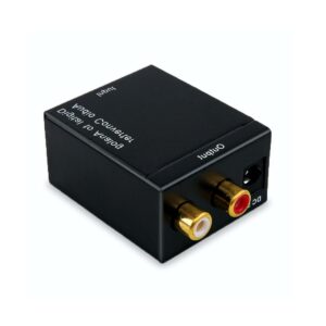 Convertidor De Audio Digital Toslink A Análogo Rca