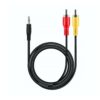 Cable Adaptador de Audio RCA a Auxiliar 3.5 mm