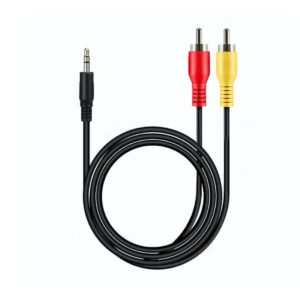 Cable Adaptador de Audio RCA a Auxiliar 3.5 mm