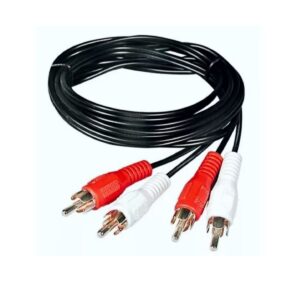 Cable De Audio 2 Rca A 2 Rca Macho 1.5 Metros