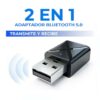 Receptor y Transmisor de Audio Bluetooth 5.0 Tamaño Compacto