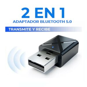 Receptor y Transmisor de Audio Bluetooth 5.0 Tamaño Compacto