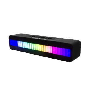 Perfect Choice Bocina Bluetooth Inalámbrica Portátil Luz LED RGB Shine Beat