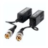 2 Tranceptor (Balun) Pasivo de Video por Cable UTP Con Terminales Push para Conexión Segura y Estable