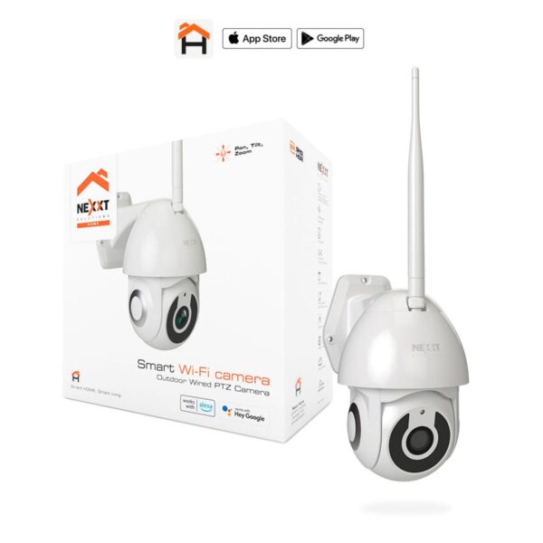 Cámara Inteligente Wi-Fi Motorizada Para Exterior FullHD Compatible Alexa Google