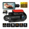Camara Dashcam Para Autos Doble Lente Grabacion Frontal e Interna 1080p + 480p