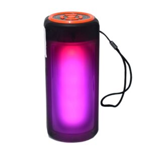 Bocina Bluetooth Portátil con Luces Tipo Flama
