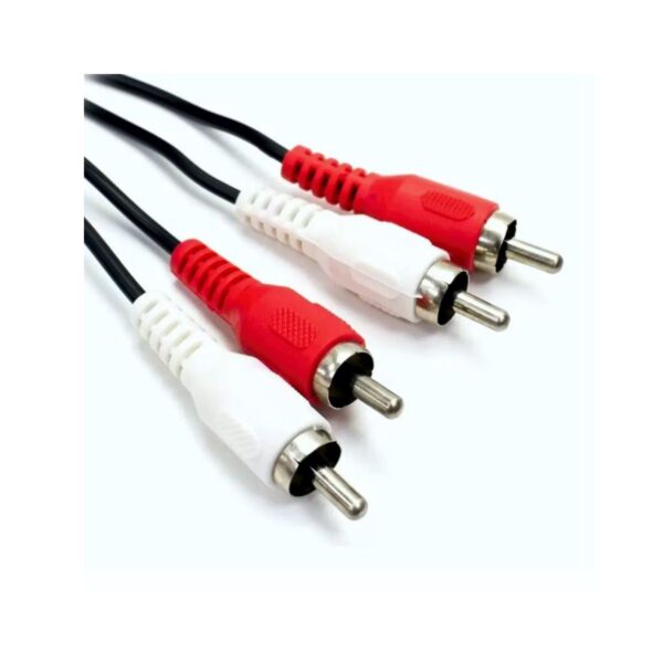 Cable De Audio 2 Rca A 2 Rca Macho 1.5 Metros