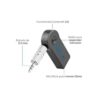 Receptor de Audio Bluetooth Recargable con Funcion Manos Libres