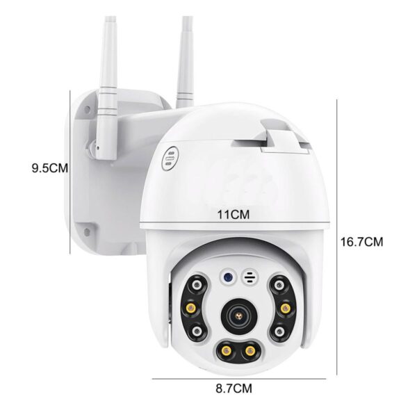 Camara WIFI PTZ Para Exteriores 2mpx FullHD Celular o PC