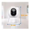 Cámara de Seguridad WIFI 2.4 GHz Chowha 3 Mpx Giratoria Compatible con Alexa