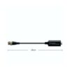 3 Tranceptor (Balun) Pasivo de Video por Cable UTP Con Terminales Push para Conexión Segura y Estable