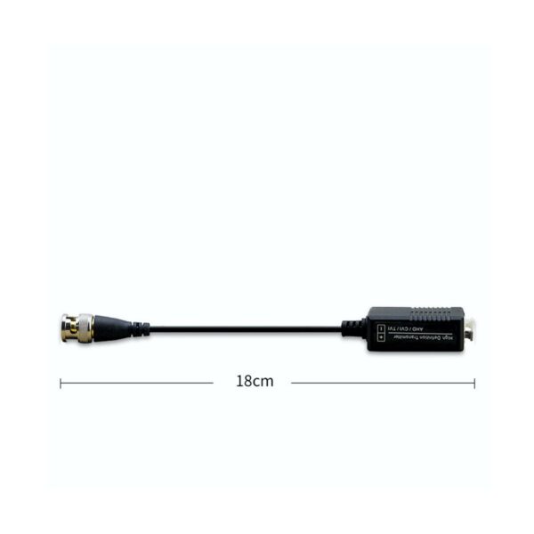 3 Tranceptor (Balun) Pasivo de Video por Cable UTP Con Terminales Push para Conexión Segura y Estable