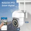 Camara de Seguridad WIFI Uso Exterior  36 Leds 2mpx