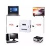 Mini Convertidor Adaptador De Señal VGA a HDMI 1080p Con Audio