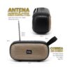 Bocina Bluetooth Con Radio FM y Antena