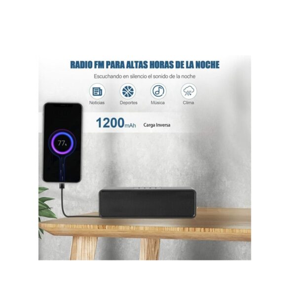 SALDO Bocina Bluetooth 5.0 Portátil Doble Altavoz