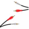 Cable De Audio 2 Rca A 2 Rca Macho 1.5 Metros