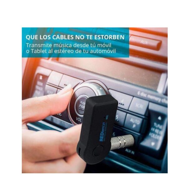 Receptor de Audio Bluetooth Recargable con Funcion Manos Libres