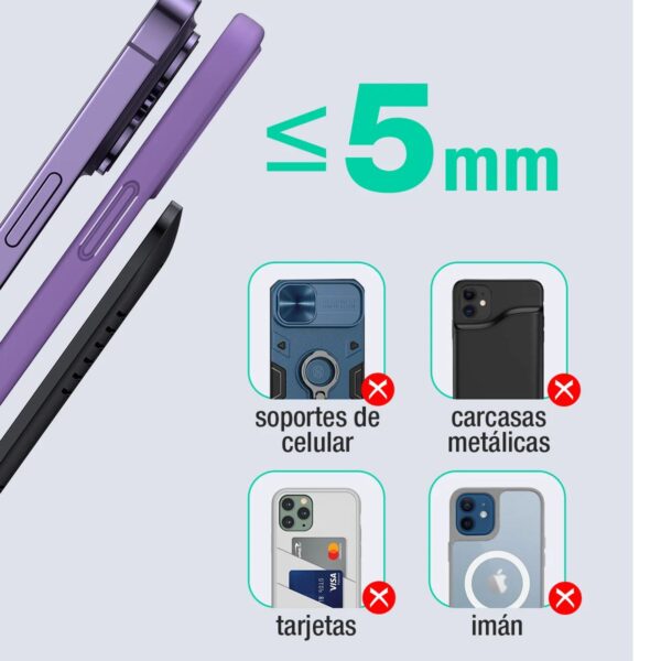 Cargador Inalámbrico Qi Carga Rápida 15w Compatible Para Iphone Color Blanco