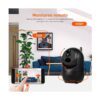 Camara De Seguridad WIFI 2.4 Y 5g 1080p Compatible Con Alexa Google Negro