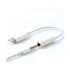 Adaptador de Audio Lightning o USB Tipo C a Auxiliar 3.5mm