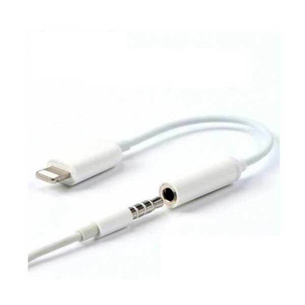 Adaptador de Audio Lightning o USB Tipo C a Auxiliar 3.5mm