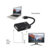 Adaptador Mini DisplayPort 3 en 1 a HDMI, VGA y DVI Compatible con Mac