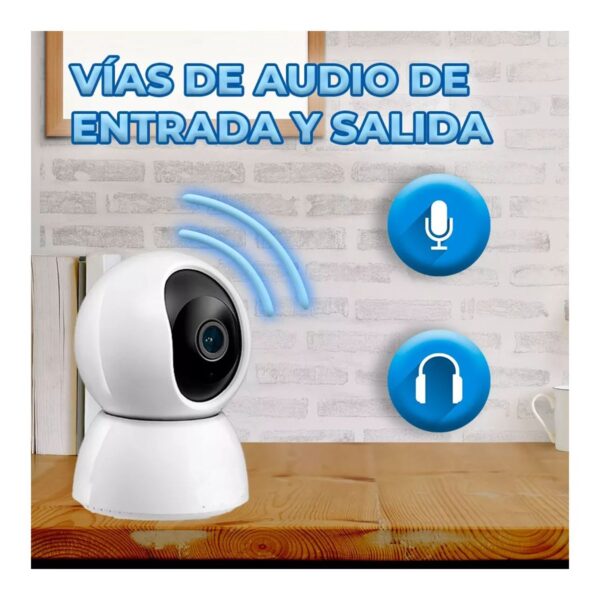 Cámara de Seguridad WIFI 2.4 GHz Chowha 3 Mpx Giratoria Compatible con Alexa