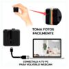 Mini Camara Discreta Vision Nocturna Color Negro REMATE