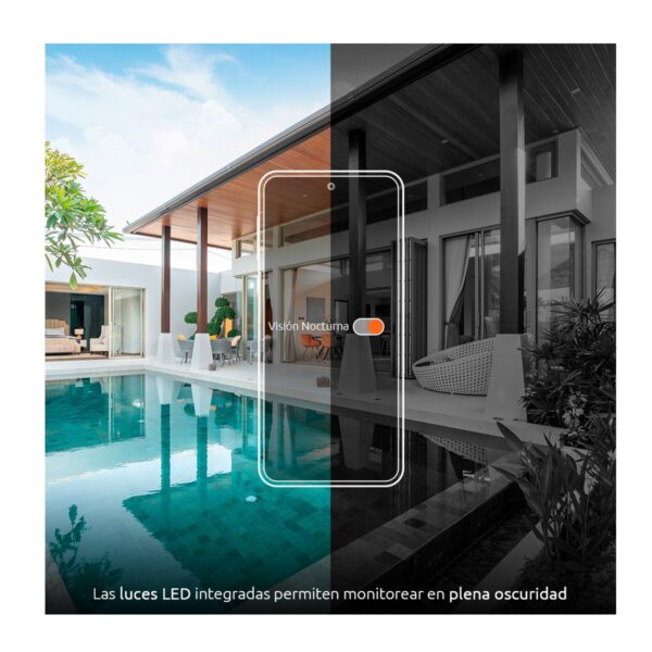 Cámara Inteligente Wi-Fi Motorizada Para Exterior FullHD Compatible Alexa Google