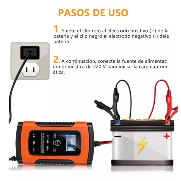 Cargador De Baterías 12v De Auto Moto Aquamoto
