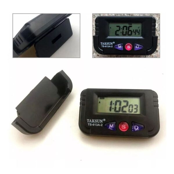 Reloj Con Cronometro y Alarma Para Autos o Escritorio