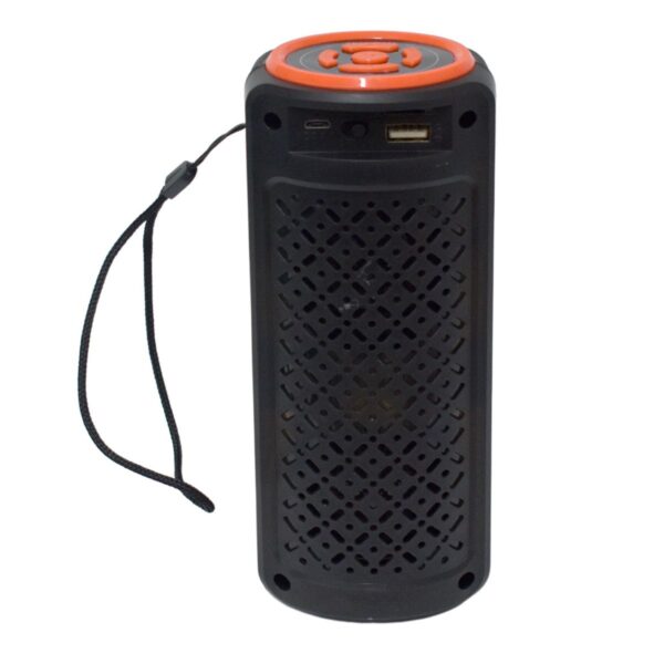 Bocina Bluetooth Portátil con Luces Tipo Flama