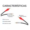 Cable De Audio 2 Rca A 2 Rca Macho 1.5 Metros