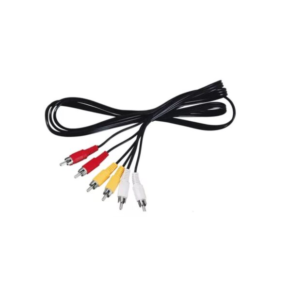 Cable Rca Macho a Macho 1.5 Metros Audio Estéreo y Video