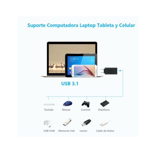 Adaptadores OTG 3.0 para Celular Iphone o Android Tipo C o Lightning