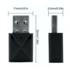 Receptor y Transmisor de Audio Bluetooth 5.0 Tamaño Compacto