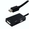 Adaptador Mini DisplayPort 3 en 1 a HDMI, VGA y DVI Compatible con Mac