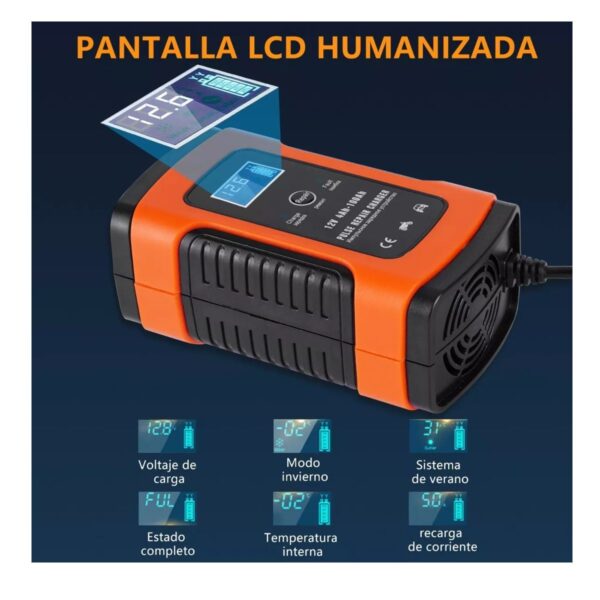 Cargador De Baterías 12v De Auto Moto Aquamoto