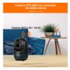 Camara De Seguridad WIFI 2.4 Y 5g 1080p Compatible Con Alexa Google Negro