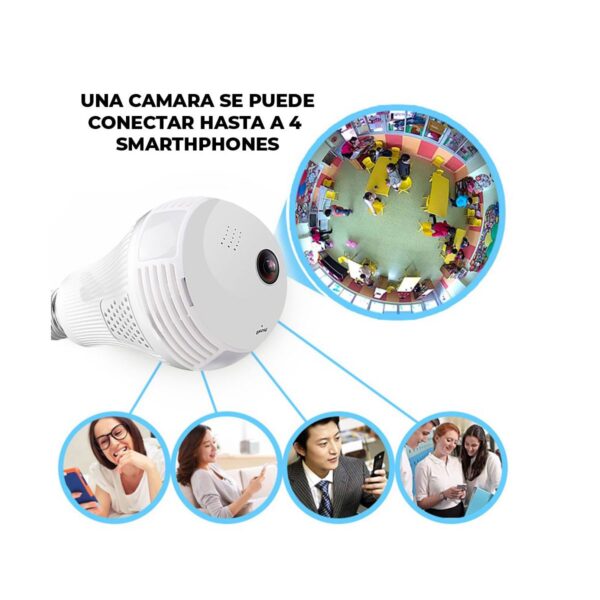 Camara Tipo Foco WIFI Vision Ojo de Pex